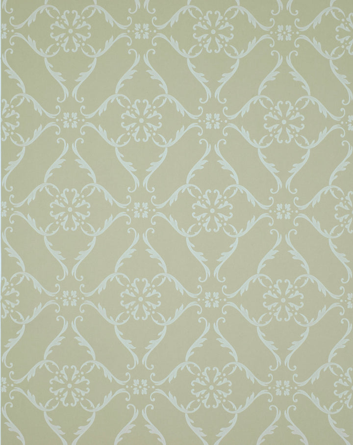 Queen Anne B Soft Lattice Wallpaper Sk2410