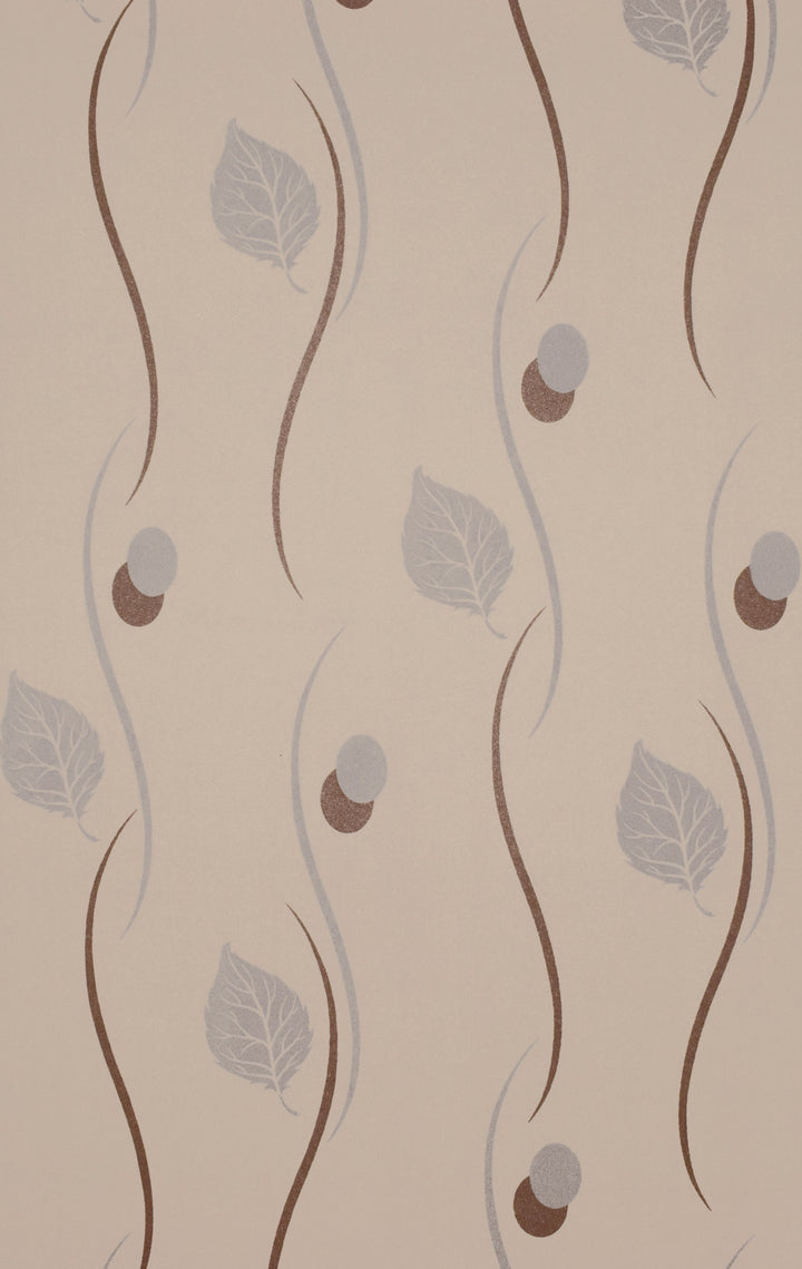 Newport A Taupe Swirl Wallpaper Sk2464