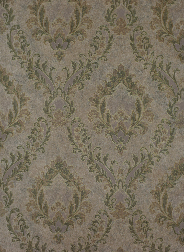 Queen Anne A Walnut Damask Wallpaper Sk6719
