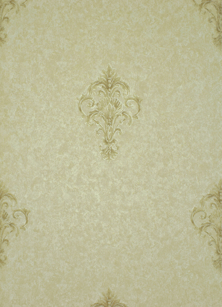 Queen Anne A Vintage Ivory Wallpaper Sk6749