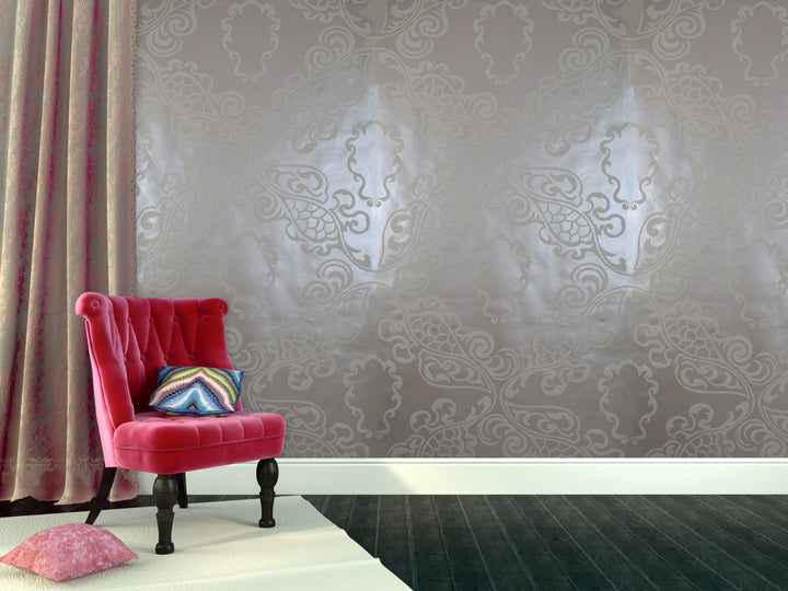 River Thames 8 Silver Fade Wallpaper Sk69-5121