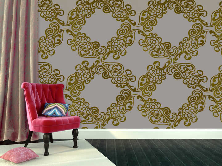 River Thames 8 Champagne Fade Wallpaper Sk69-5122