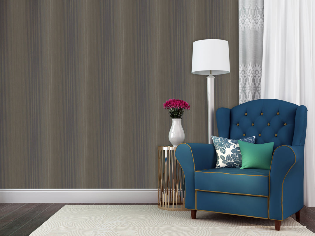 River Thames 33 Walnut Finish Wallpaper Sk69-5136