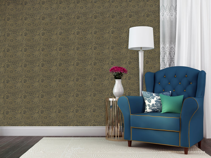 Newcastle 29 Earth Weave Wallpaper Sk69-5162