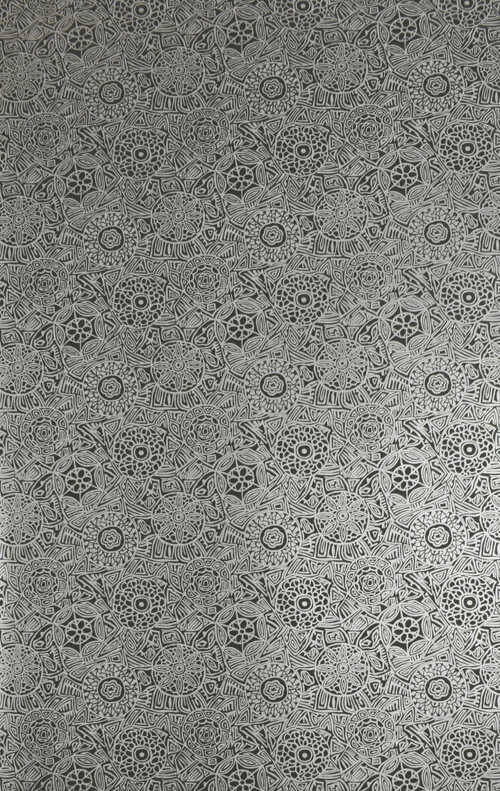 Newcastle 29 Silver Matrix Wallpaper Sk69-5164