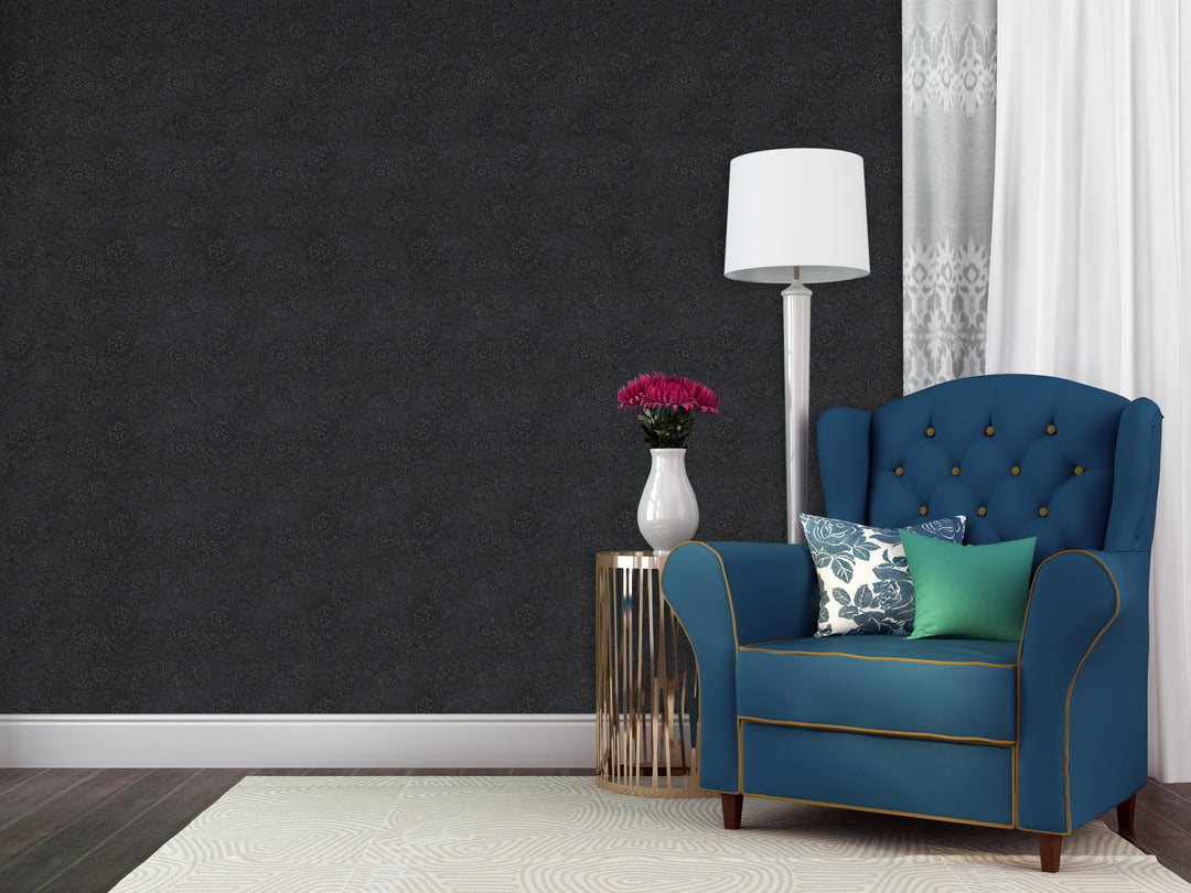 Newcastle 29 Noir Line Wallpaper Sk69-5165