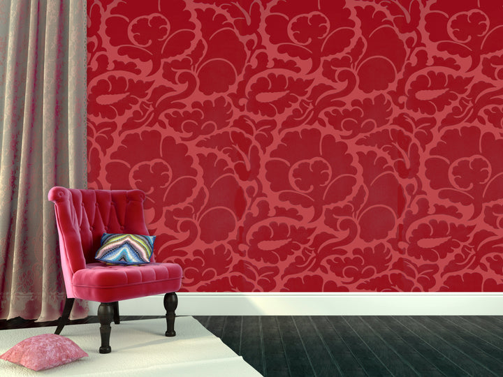 River Thames 8 Crimson Swirl Wallpaper Sk69-5197