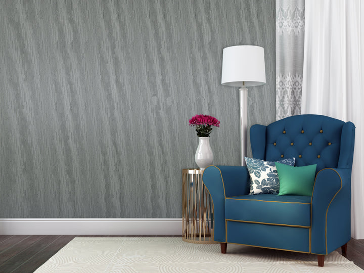 Newcastle 29 Chrome Satin Wallpaper Sk69-5464
