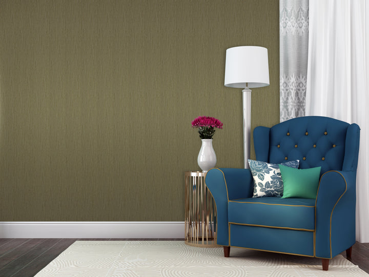 Newcastle 29 Olive Satin Wallpaper Sk69-5467