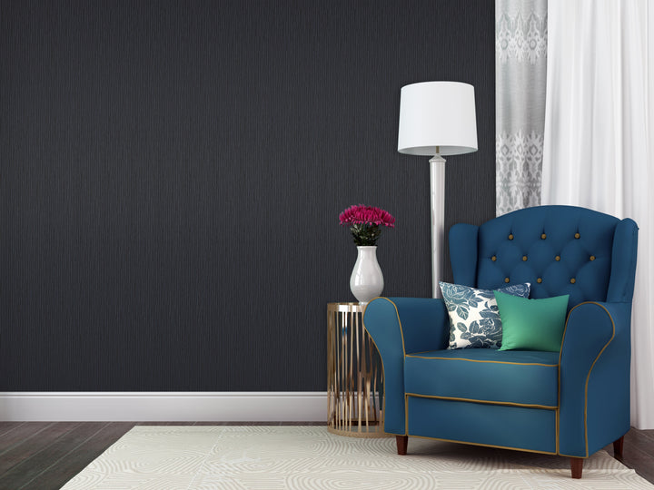 Newcastle 29 Deep Navy Satin Wallpaper Sk69-5472