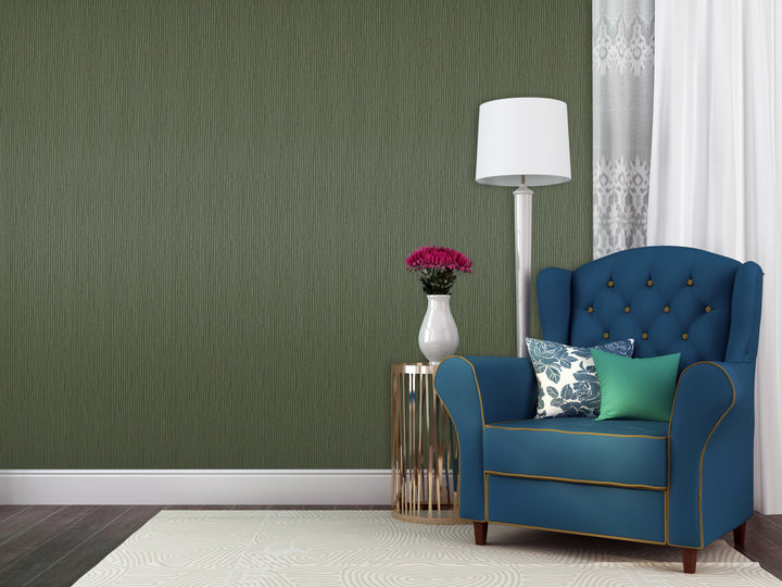 Newcastle 29 Moss Satin Wallpaper Sk69-5476