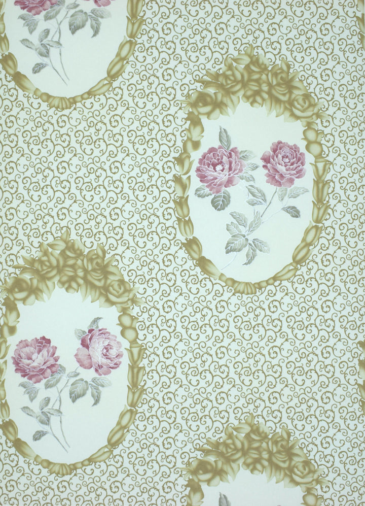 Queen Anne A Garden Blush Wallpaper Sk8052
