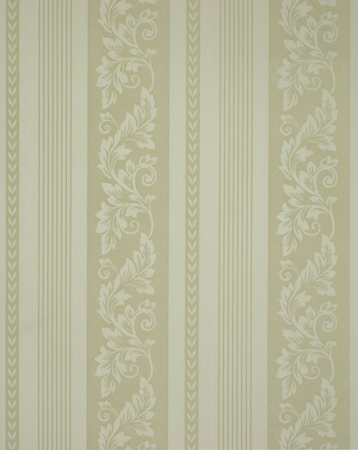 Queen Anne B Blue Stripe Wallpaper Sk8212