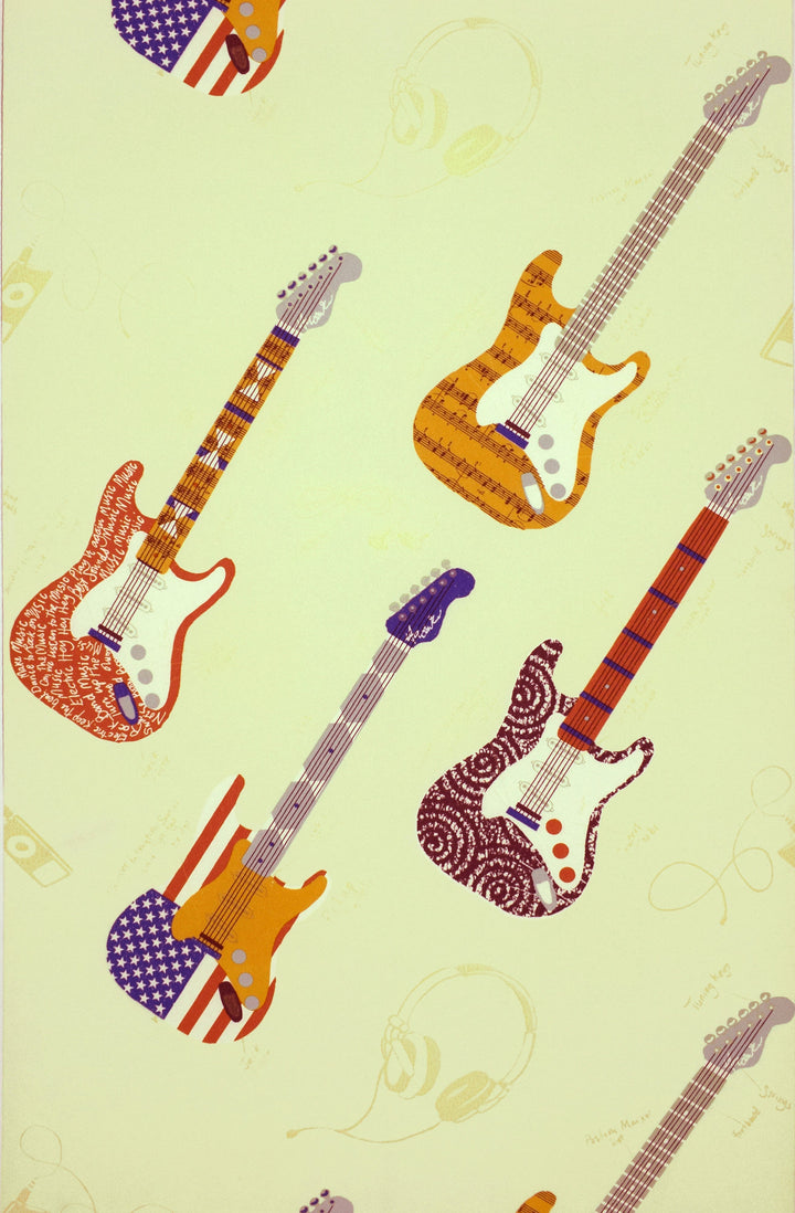 Newport B Lemon Guitars Wallpaper Sk8325