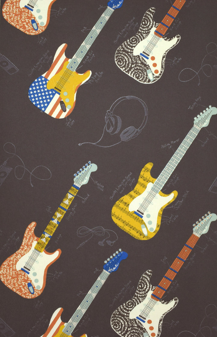Newport B Midnight Guitars Wallpaper Sk8328