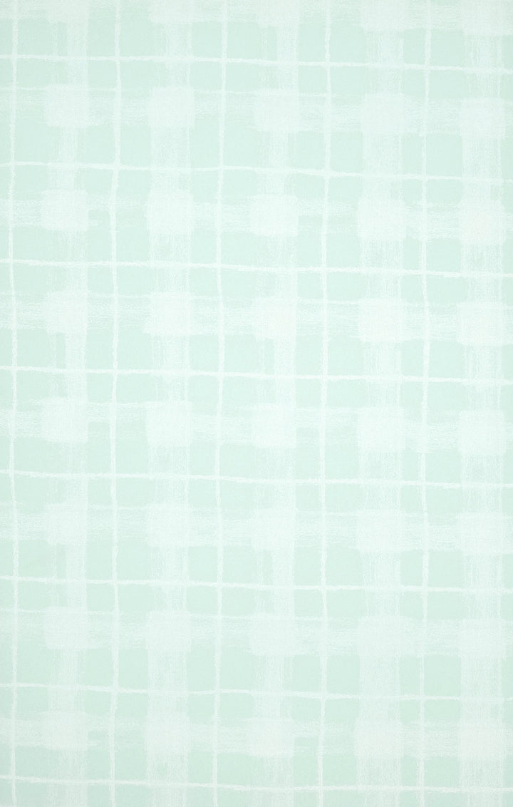 Newport B Aqua Grid Wallpaper Sk8398
