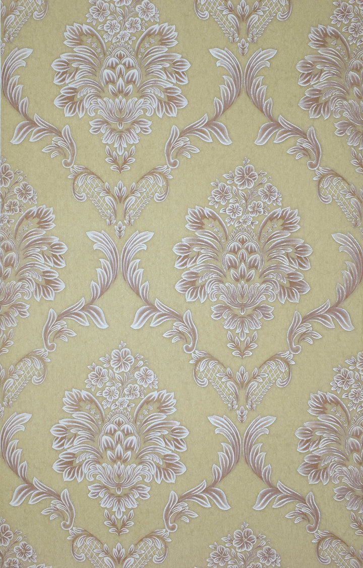 King Alfred A Lavender Damask Wallpaper Sk9468-05