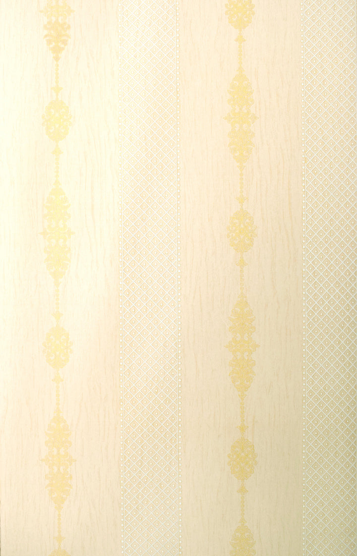 King Alfred A Buttercream Stripe Wallpaper Sk9983-04