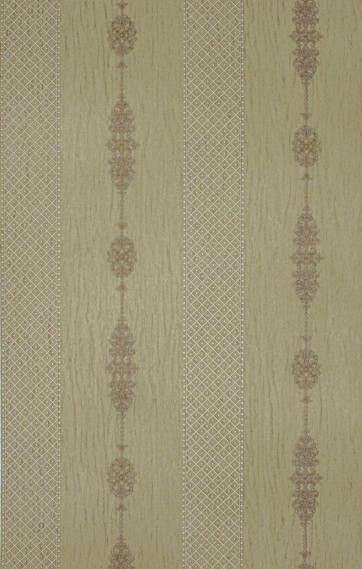 King Alfred A Mocha Stripe Wallpaper Sk9983-06