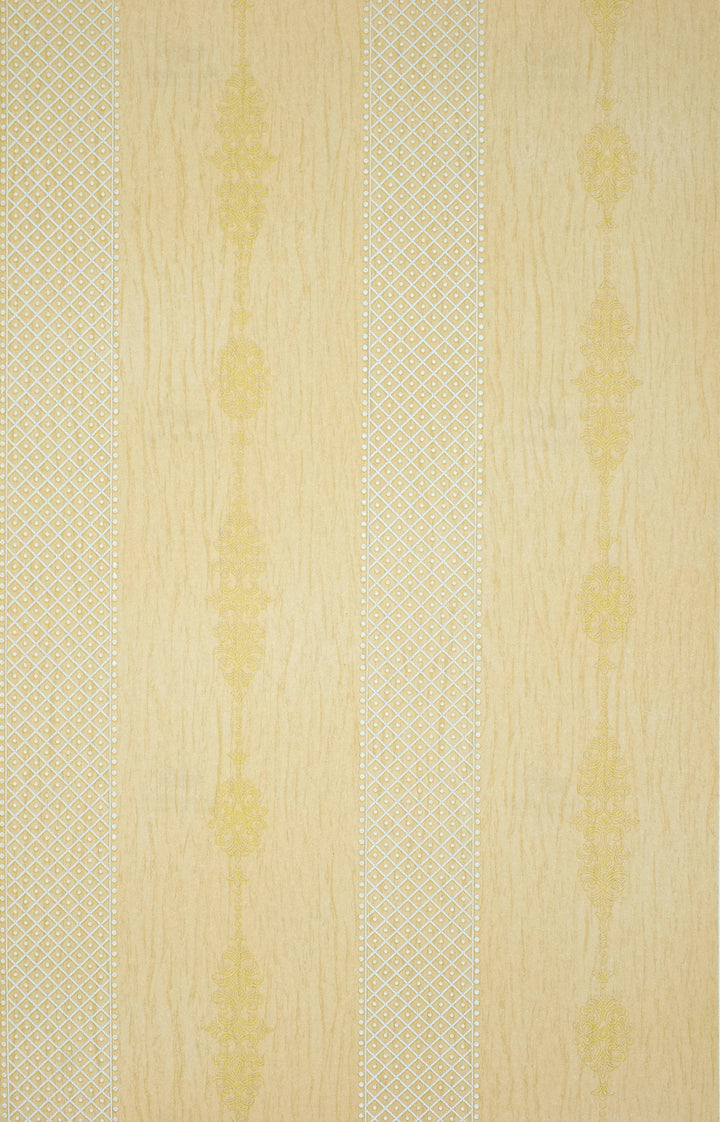 King Alfred B Cream Stripe Wallpaper Sk9983-10