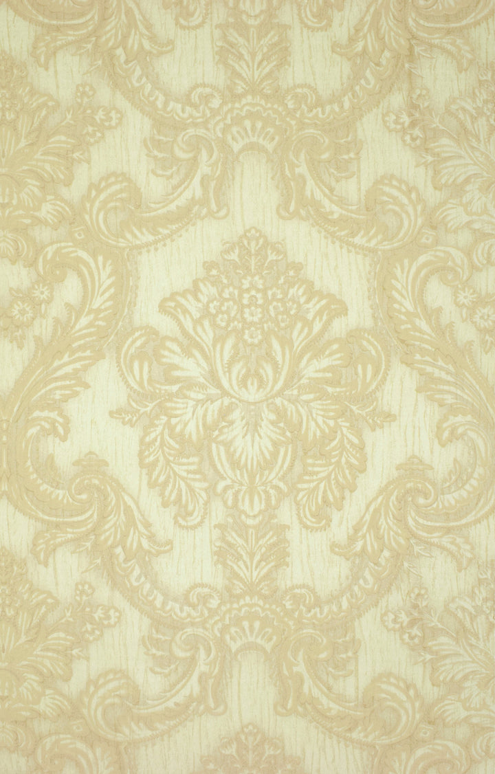 King Alfred A Cream Damask Wallpaper Sk9993-01