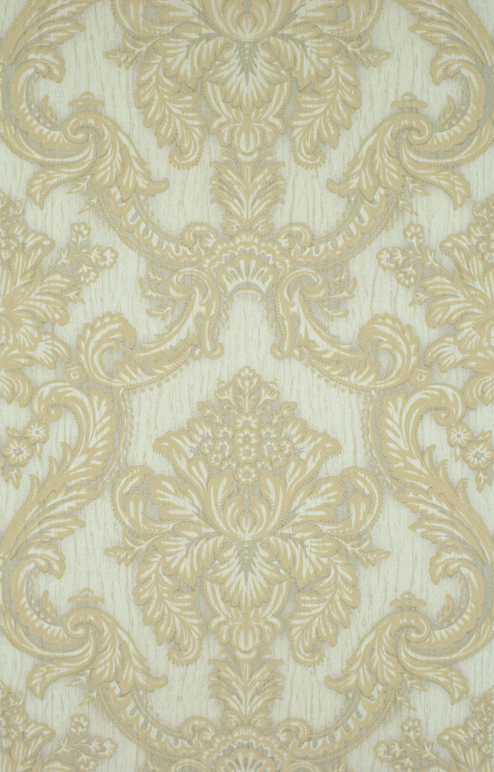 King Alfred A Beige Damask Wallpaper Sk9993-02