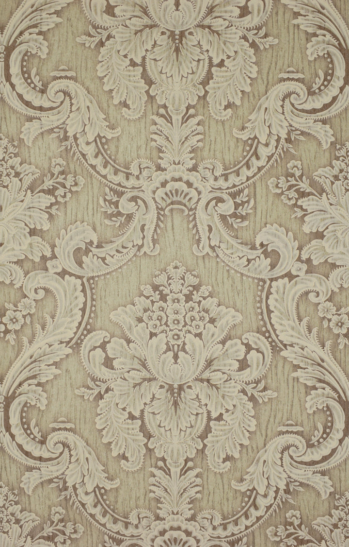 King Alfred A Sand Damask Wallpaper Sk9993-06
