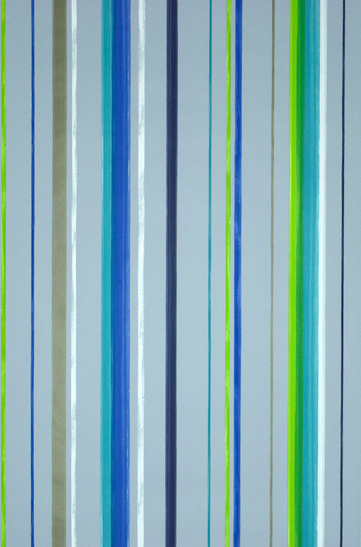 Tower Bridge Nj Aqua Stripe Wallpaper Skf08684
