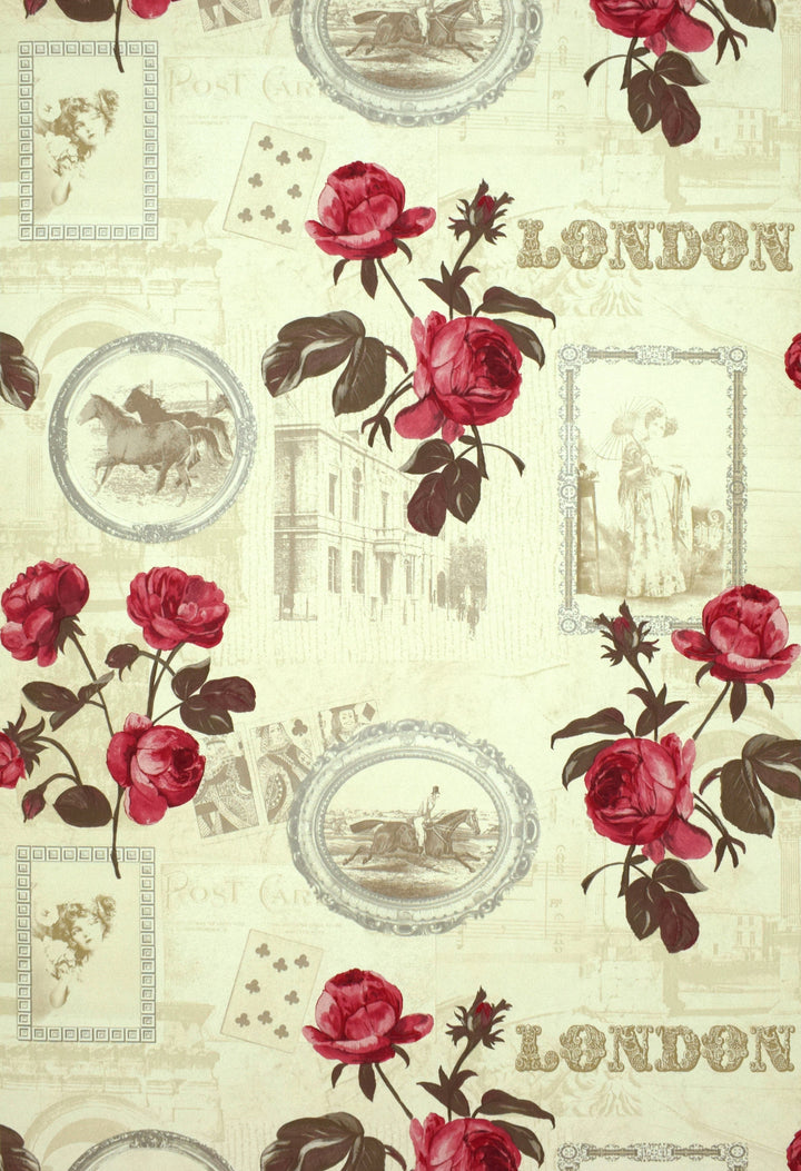 Tower Bridge Nj Vintage Rose Wallpaper Skf22461
