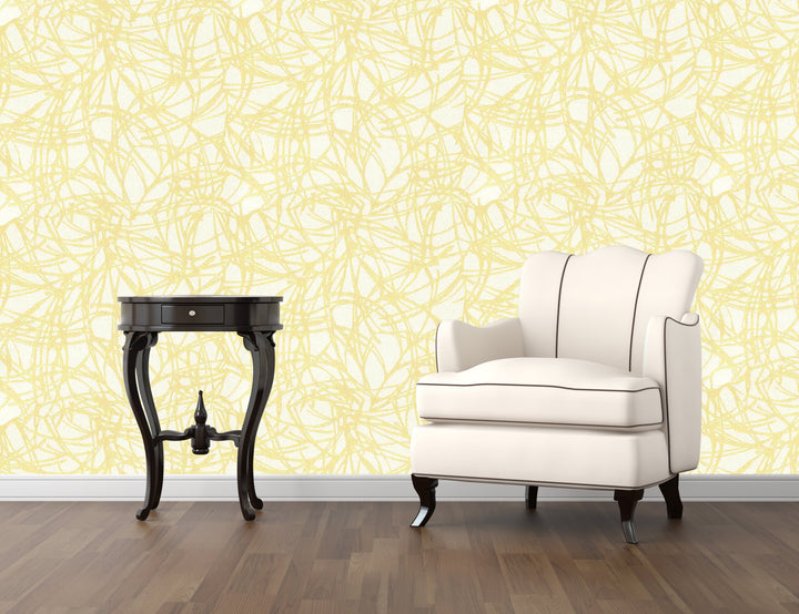 Sutton Canary Glow Wallpaper Skl39385