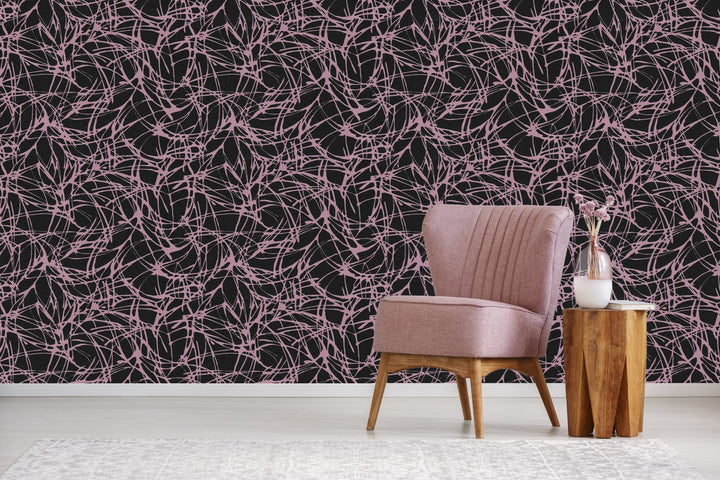 Sutton Plum Bloom Wallpaper Skl39387
