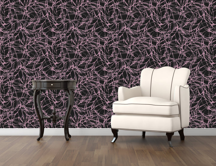 Sutton Plum Bloom Wallpaper Skl39387