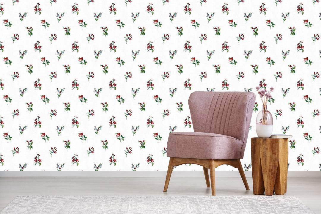 Sutton Tiny Rosebuds Wallpaper Skl64518