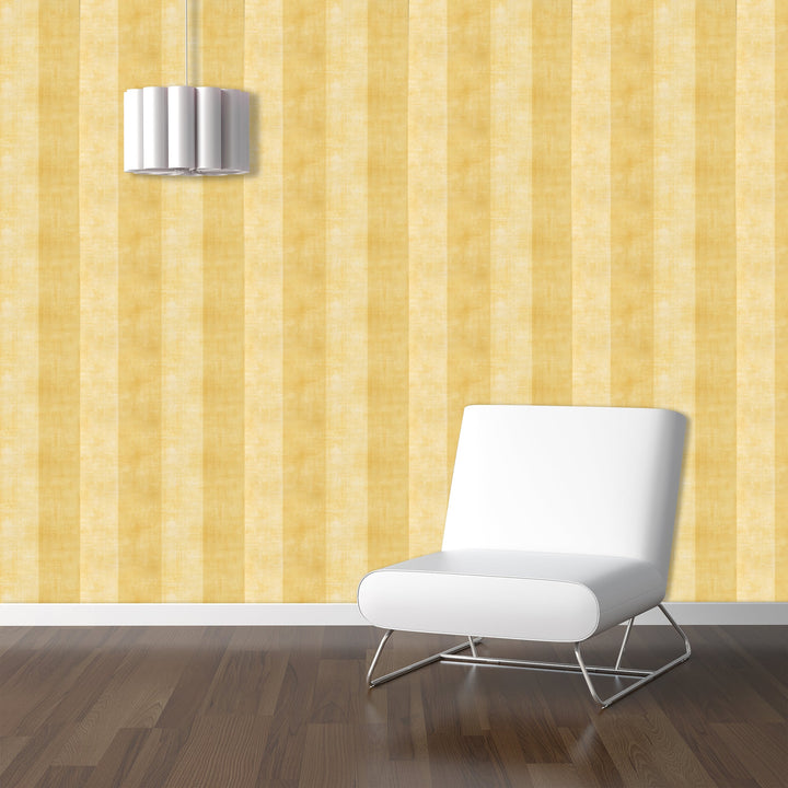 Chester Butterscotch Stripe Wallpaper Skl92525