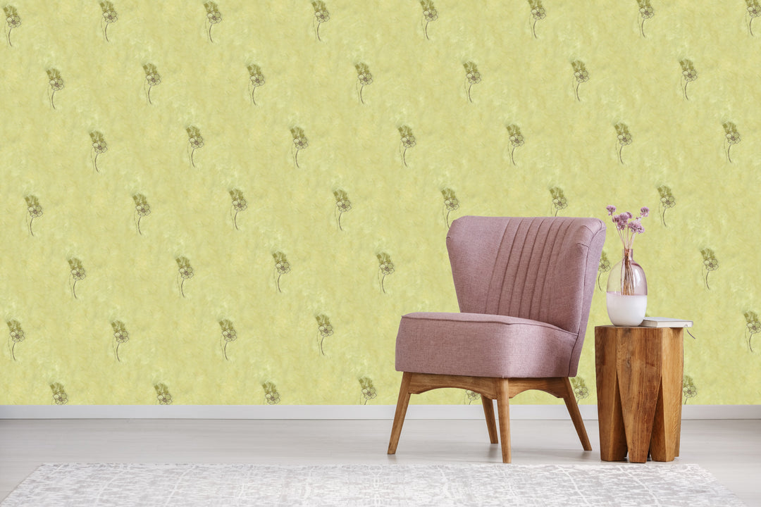 Sutton Olive Wings Wallpaper Skl94614