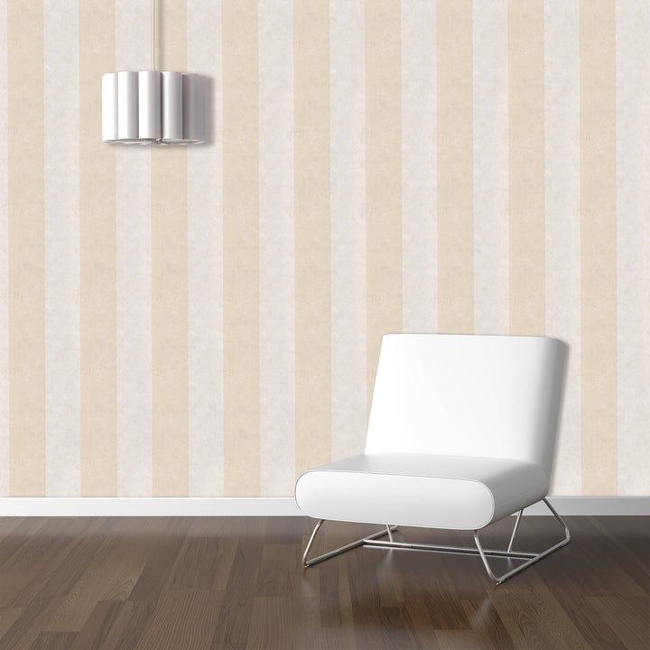 Chester Cream Stripe Wallpaper Skl94722