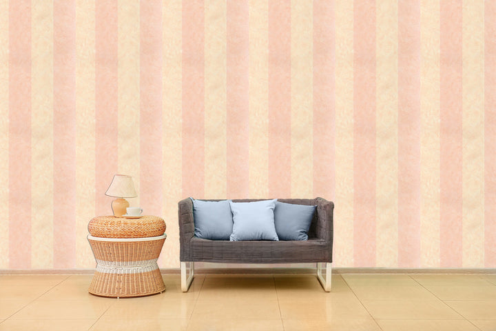 Chester Rose Stripe Wallpaper Skl94727
