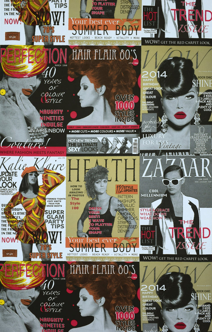 Trafalgar Square Dg Retro Collage Wallpaper Skn1012