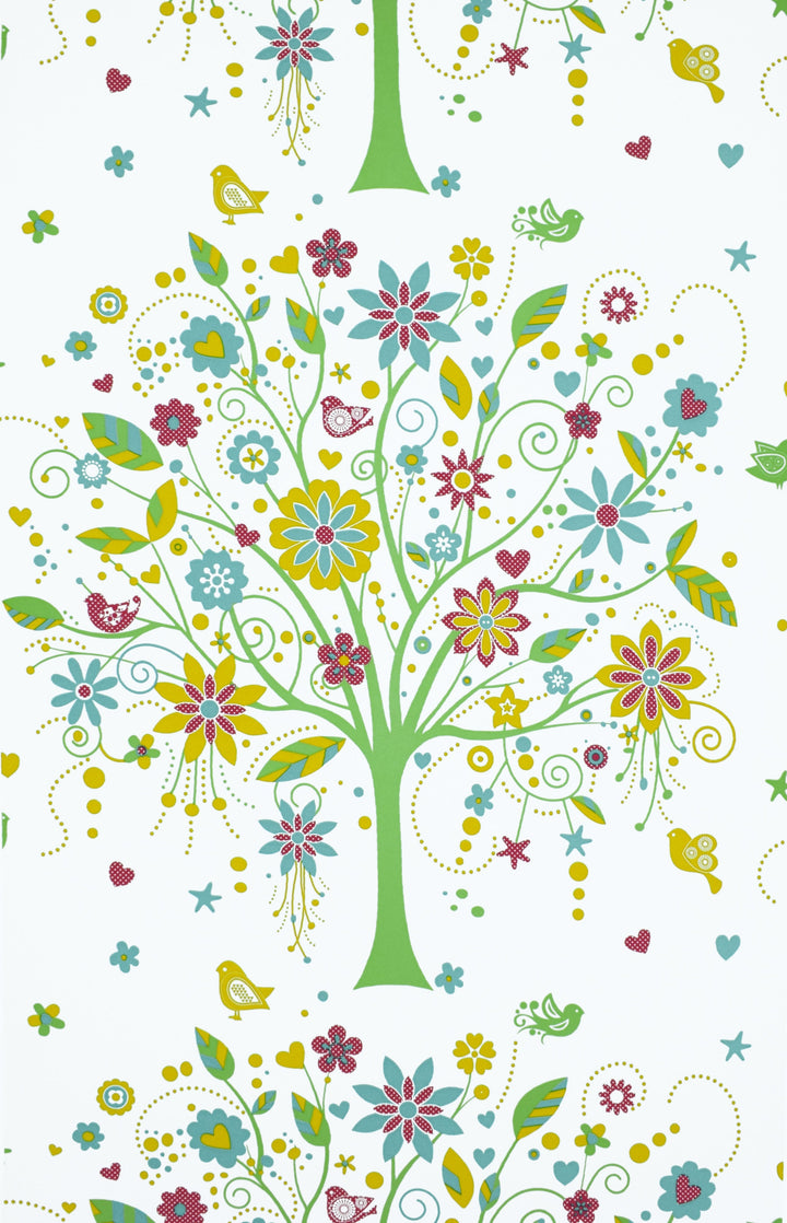 Trafalgar Square Dg Confetti White Wallpaper Skn1063