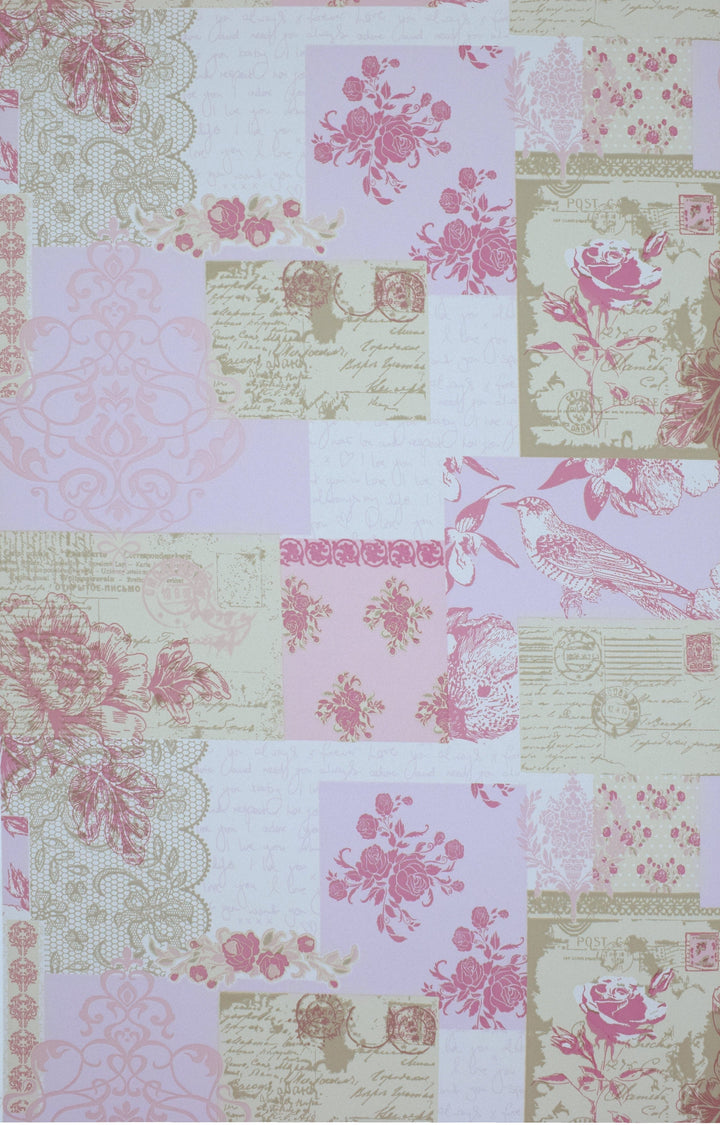 Trafalgar Square Dg Pink Bloom Wallpaper Skn1927