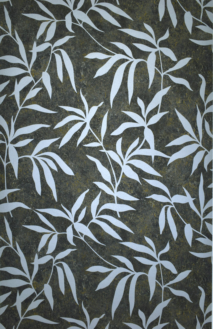 Trafalgar Square Lv Midnight Leaf Wallpaper Skn2129