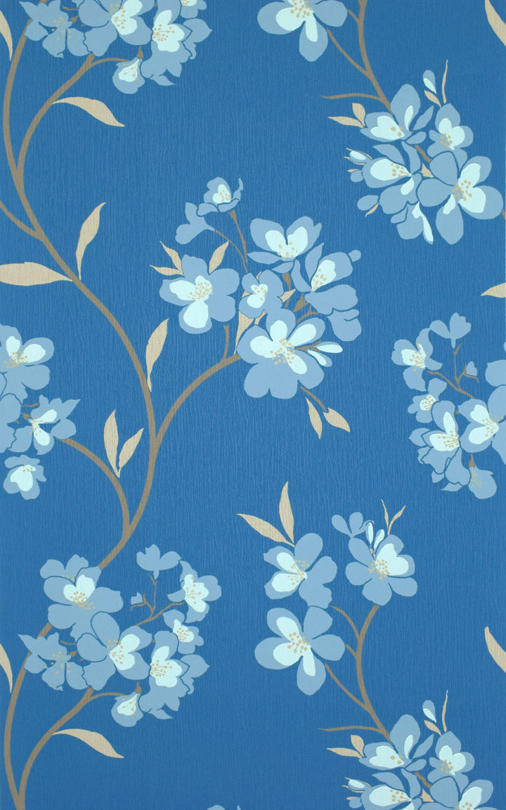 Trafalgar Square Ck Cobalt Bloom Wallpaper Sku31-292