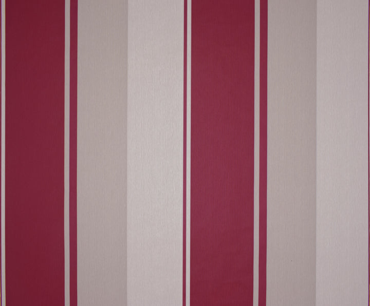Queen Victoria Xu Crimson Stripe Classic Wallpaper Sku41-044