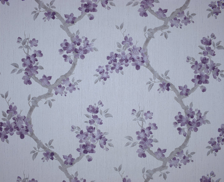 Queen Victoria Xu Lavender Bloom Wallpaper Sku43-126