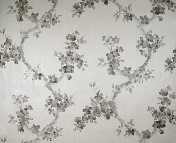 Queen Victoria Xu Floral Dust Grey Wallpaper Sku43-128