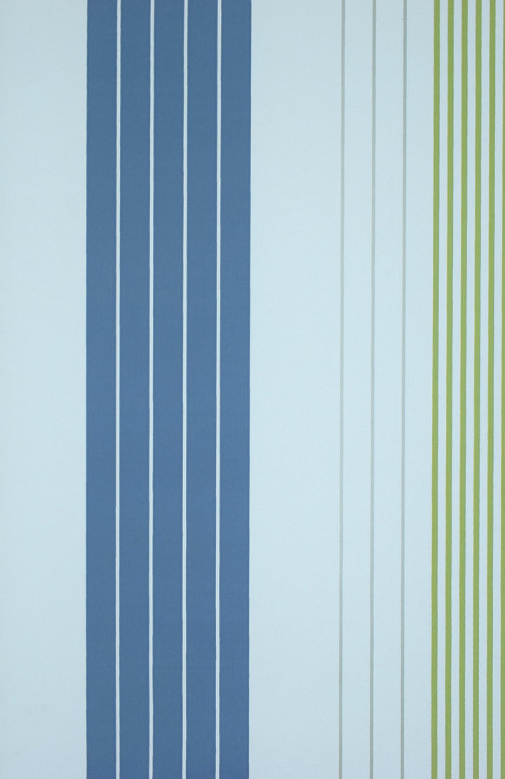 Tower Bridge Dy Azure Stripe Wallpaper Sku52197