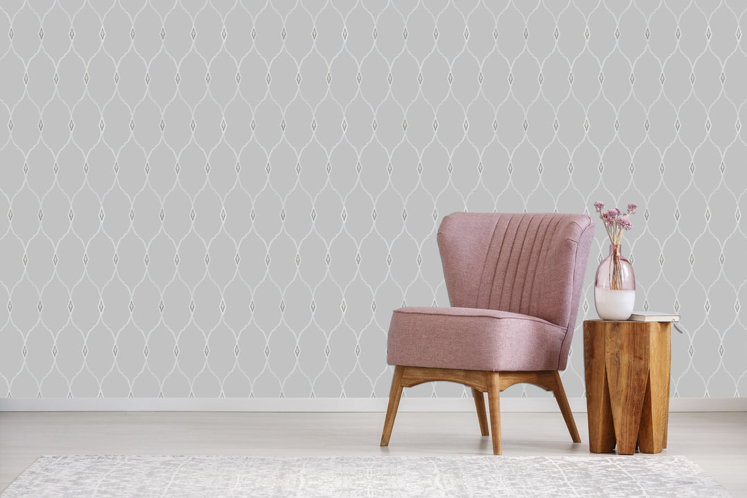 Tottenham Grey Weave Wallpaper 91226