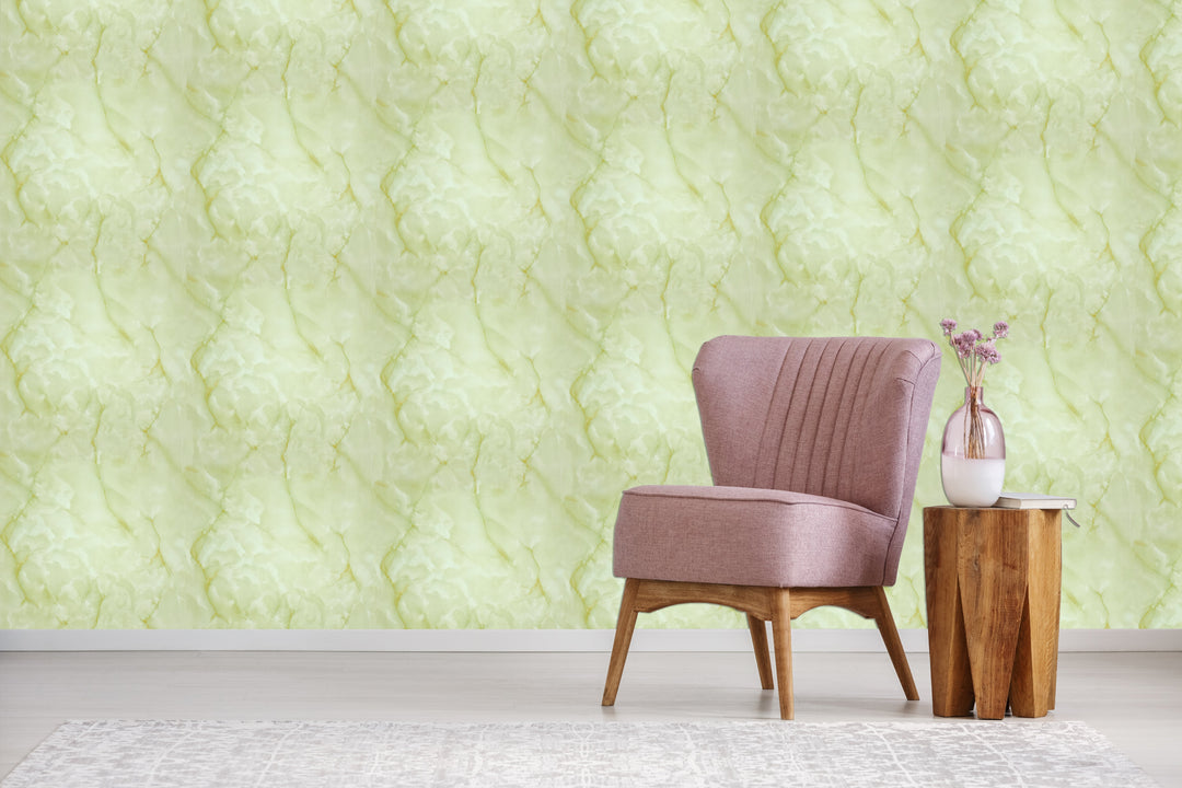 Tottenham Marble Olive Wallpaper 973125