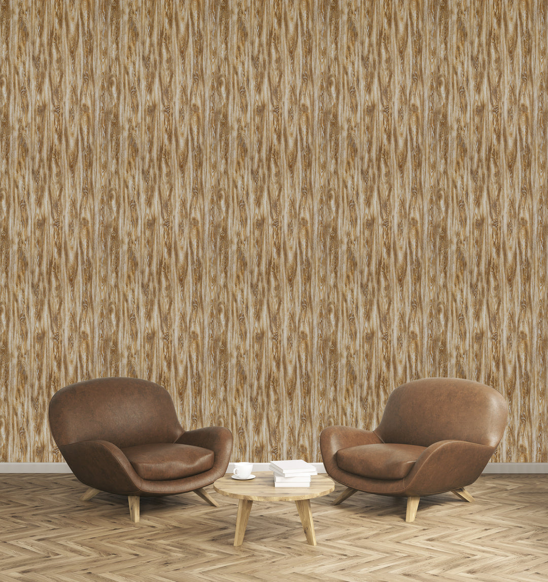 Tottenham Oak Bronze Wallpaper 973214