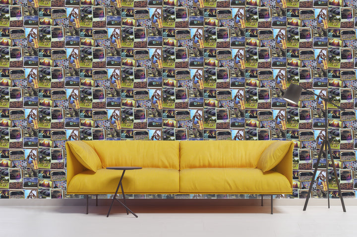 Tower Bridge Dy Urban Pop Art Wallpaper Skb50134